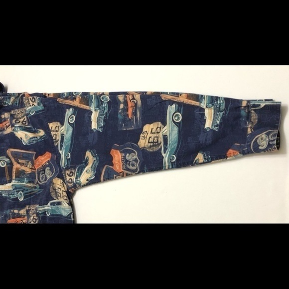 Historic Route 66 Button Up Long Sleeve Shirt - Picture 8 of 9